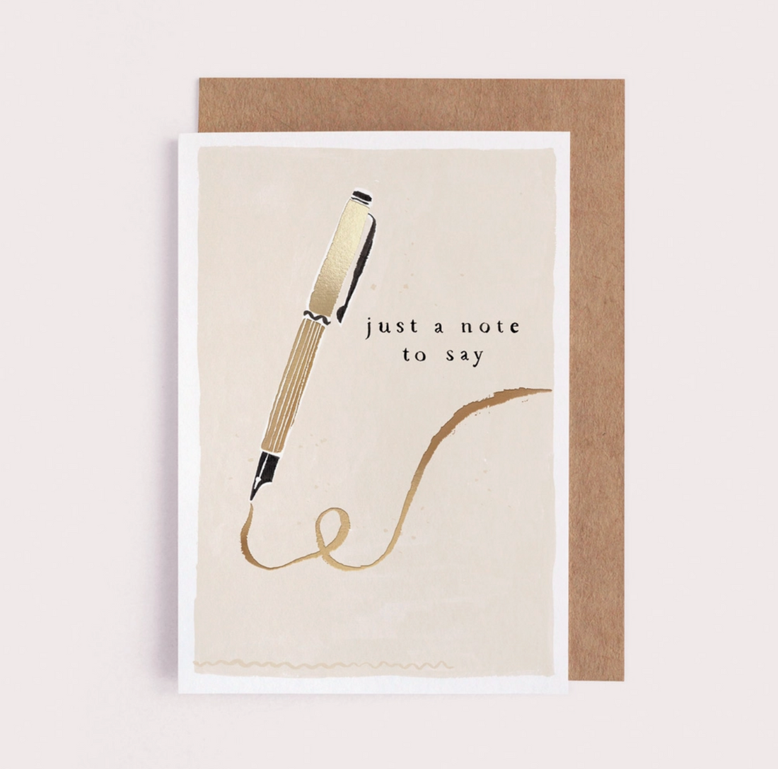 Just A Note Card