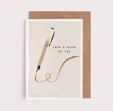 Just A Note Card