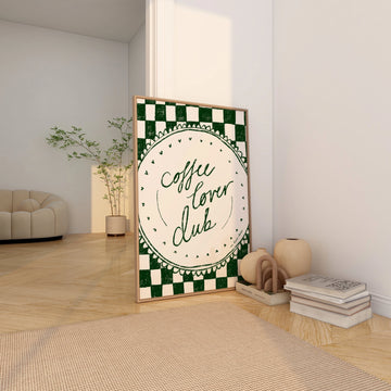 'Coffee Lover Club' Wall Art