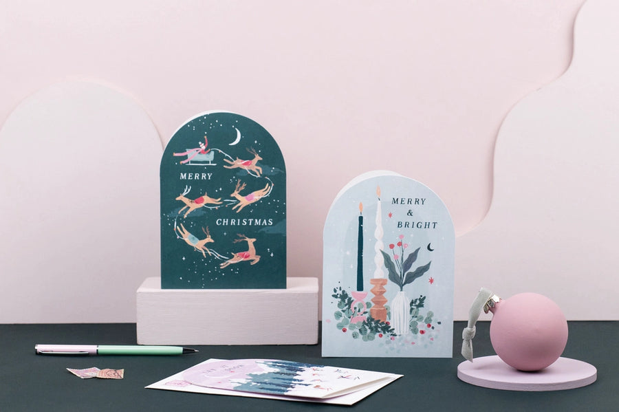 Merry & Bright Christmas Card