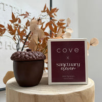 DARK FIG ACORN CANDLE