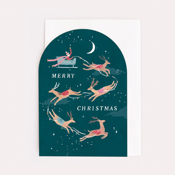 Reindeer Christmas Card