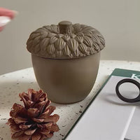 MOSS WOOD ACORN CANDLE