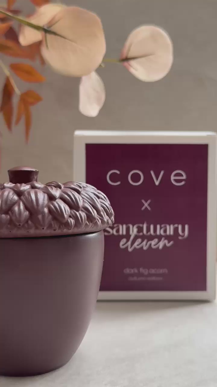 DARK FIG ACORN CANDLE