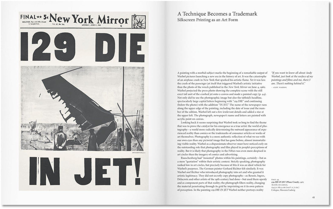 'WARHOL (TASCHEN BA)' Book