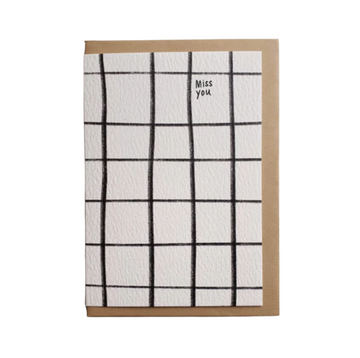 'Miss You' Card