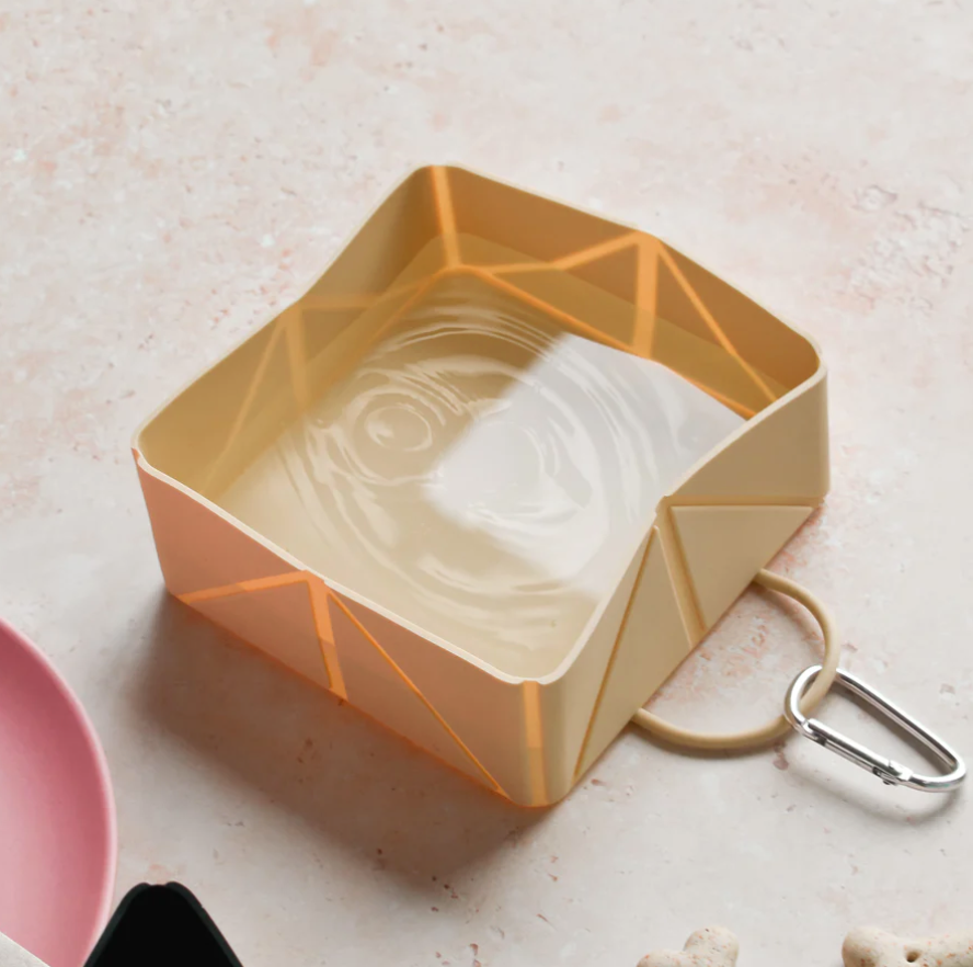 Nude Foldable Travel Bowl