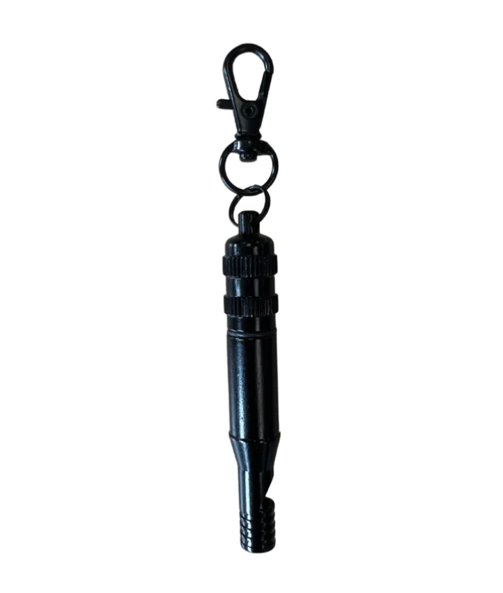 Black Lanyard and Training Whistle
