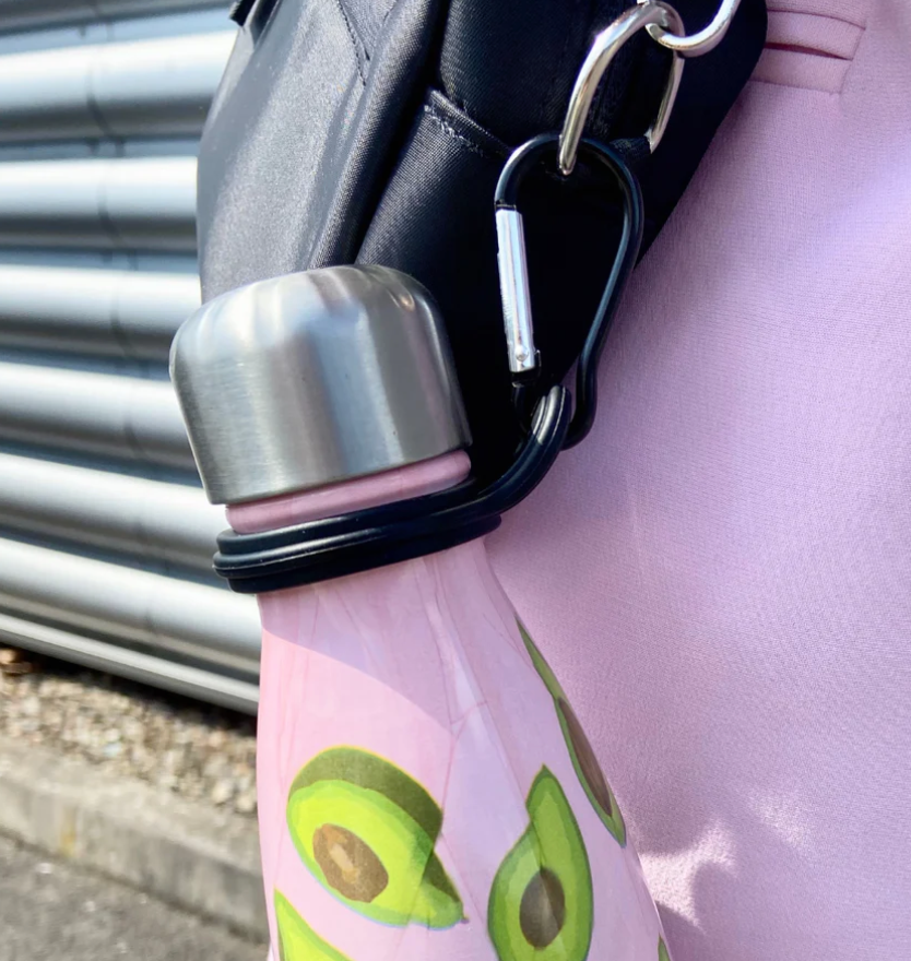 Black Water Bottle Holder Clip