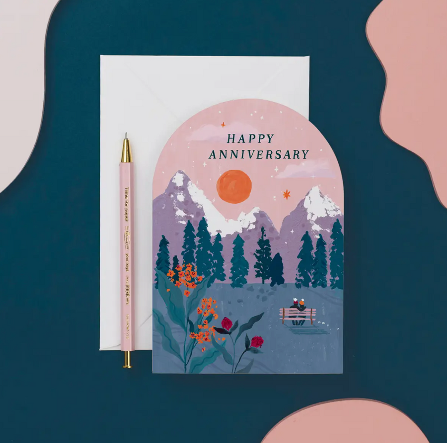 Anniversary Sunset Card