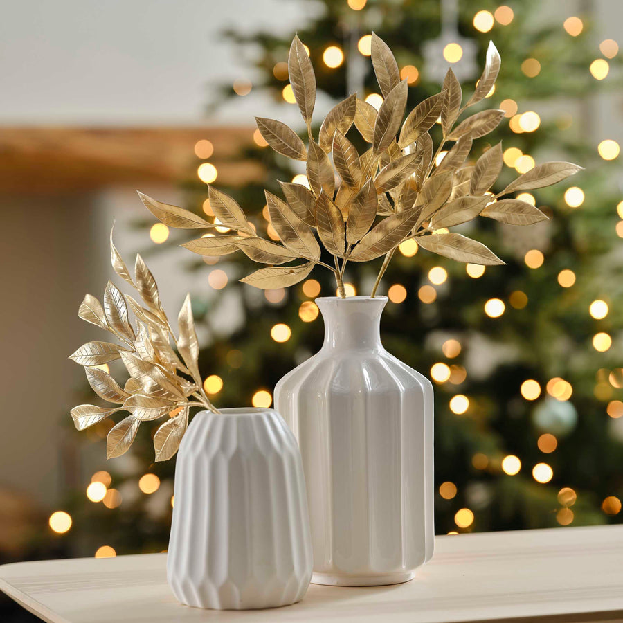 Gold Stems Faux Foliage